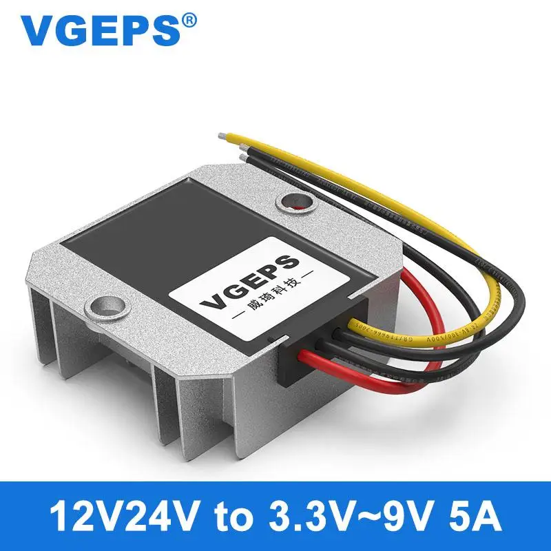 

12V24V to 3.3V3.7V4.2V5V6V7.5V9V5A step-down power module converter DC transformer