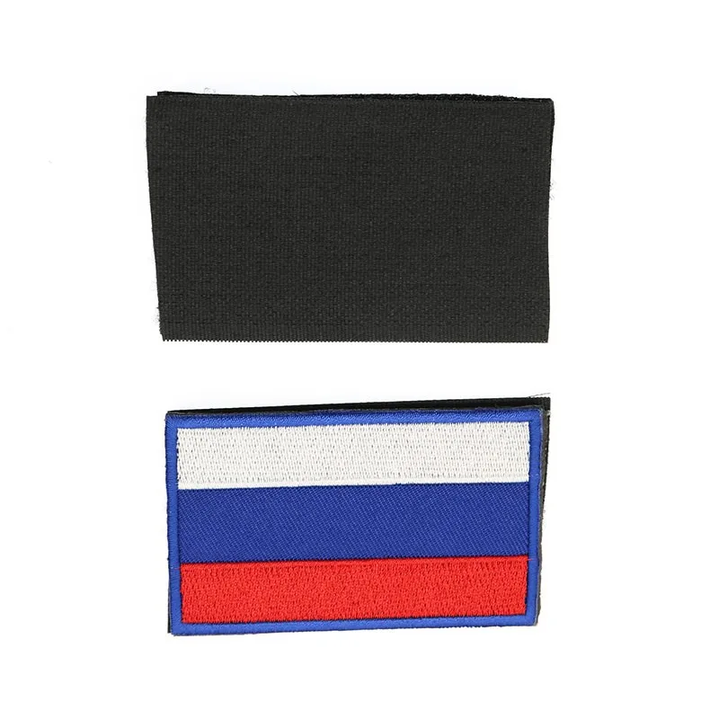 Российский флаг платье с вышивкой значок военный тактический русского личности