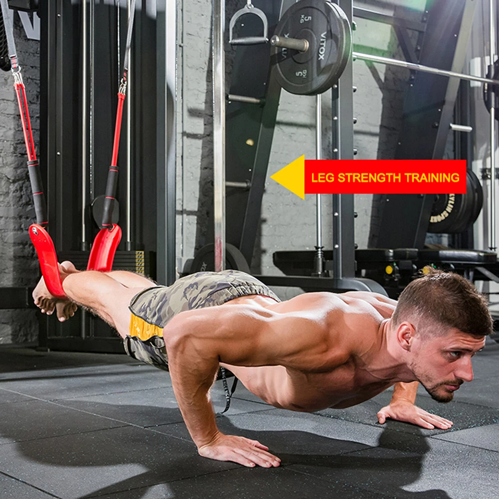 Тянущийся эластичный Фитнес однополосный помощник рука горизонтальная лента