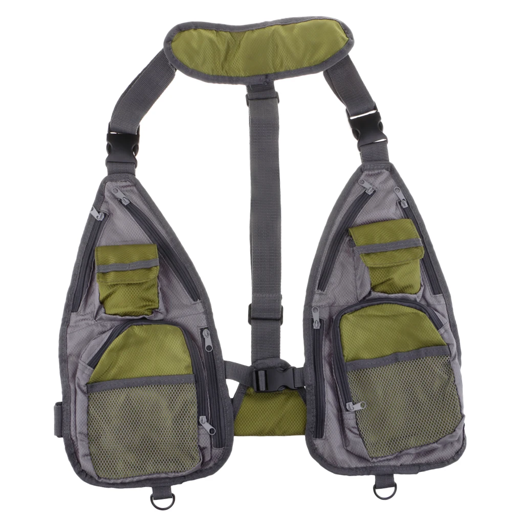 

Oxford Cloth Mesh Breathable Fly Fishing Vest Pack Breathable Hunting Waistcoat Jackets