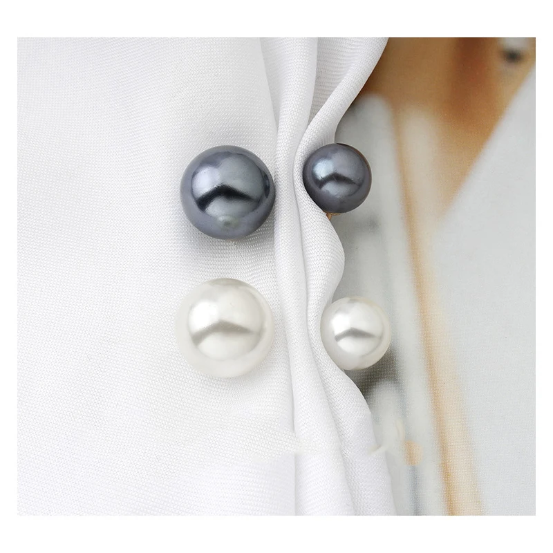 2 шт. Женская Брошь юбка на талии с перламутровыми пуговицами одним словом Pin