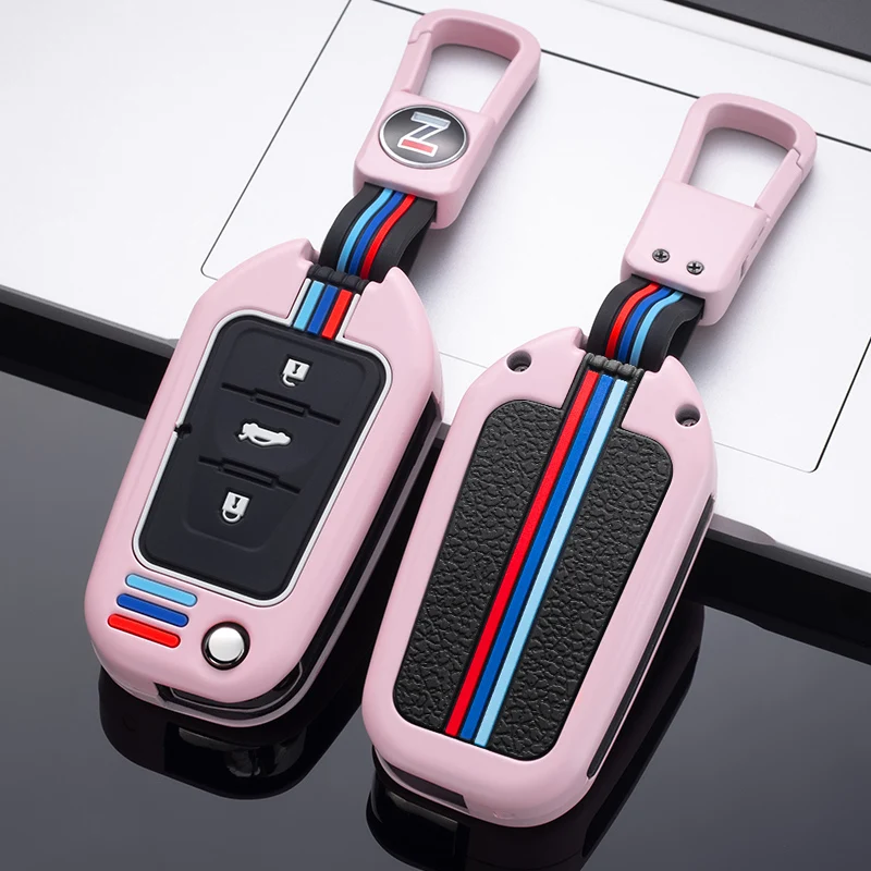 

Colorful zinc alloy Car Key Case Shell Cover Fob For MG MG3 MG5 MG6 MG7 GT GS For Roewe 350 360 750 Smart Car Accessories