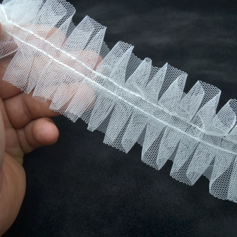 Промоакция белая розовая Складная кружевная 3d-лента для шитья искусственное