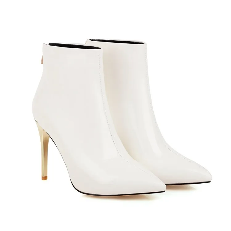 

Женские ботинки с острым носком, на тонком каблуке