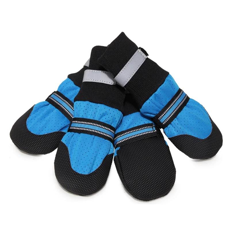 

Medium Big Dogs Shoes Leisure Breathable Spring Autumn Non Slip Comfortable Pets Shoes Walking Soft Soled Velcro Strap Dog Boots