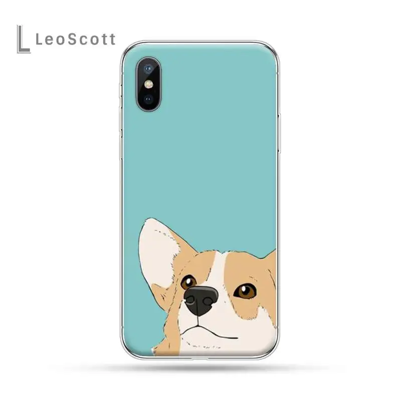 

Shiba Inu Corgi lovely cartoon Phone Case for iPhone 11 12 mini pro XS MAX 8 7 6 6S Plus X 5S SE 2020 XR luxury cover funda
