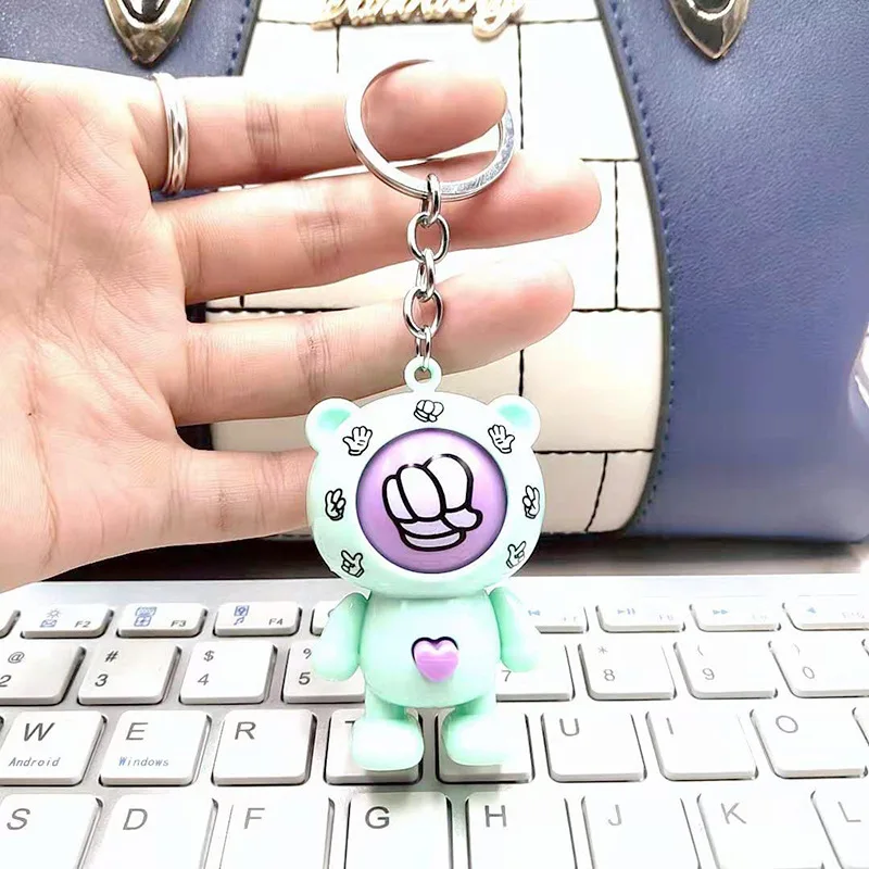 Забавная семья Мора игры медведь рок бумажные ножницы игра игрушка круглое яйцо