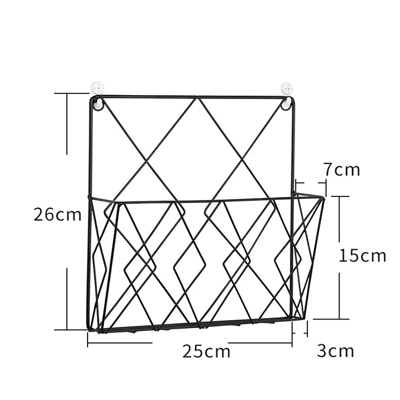 Современная настенная полка для хранения журналов газет 1 шт.|Подставки и