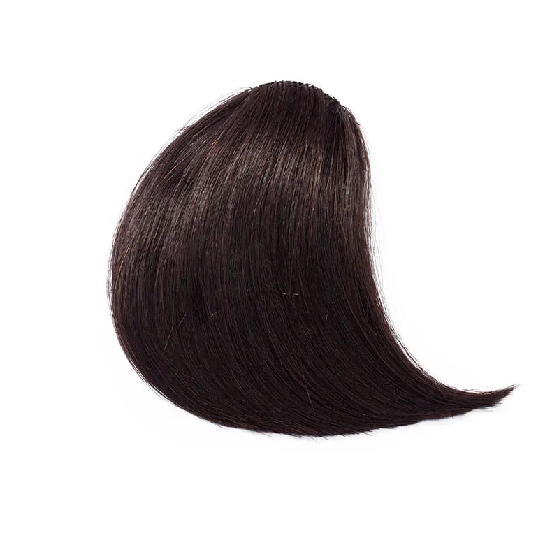 SEGO прямые чистые цвета тупые челки челка из человеческих волос на заколках