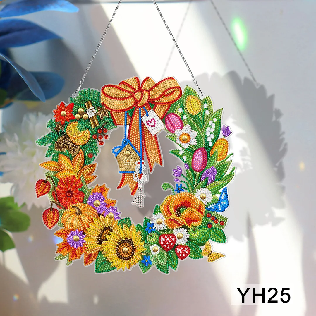 Набор для алмазной вышивки венок | Дом и сад