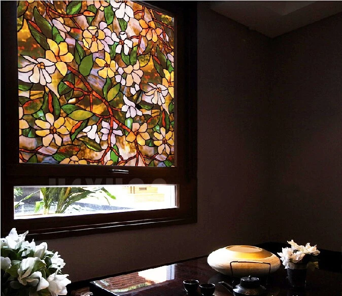 Цветок магнолии! Декоративное окрашенное электронное тонировочное Стекло 40/50/60