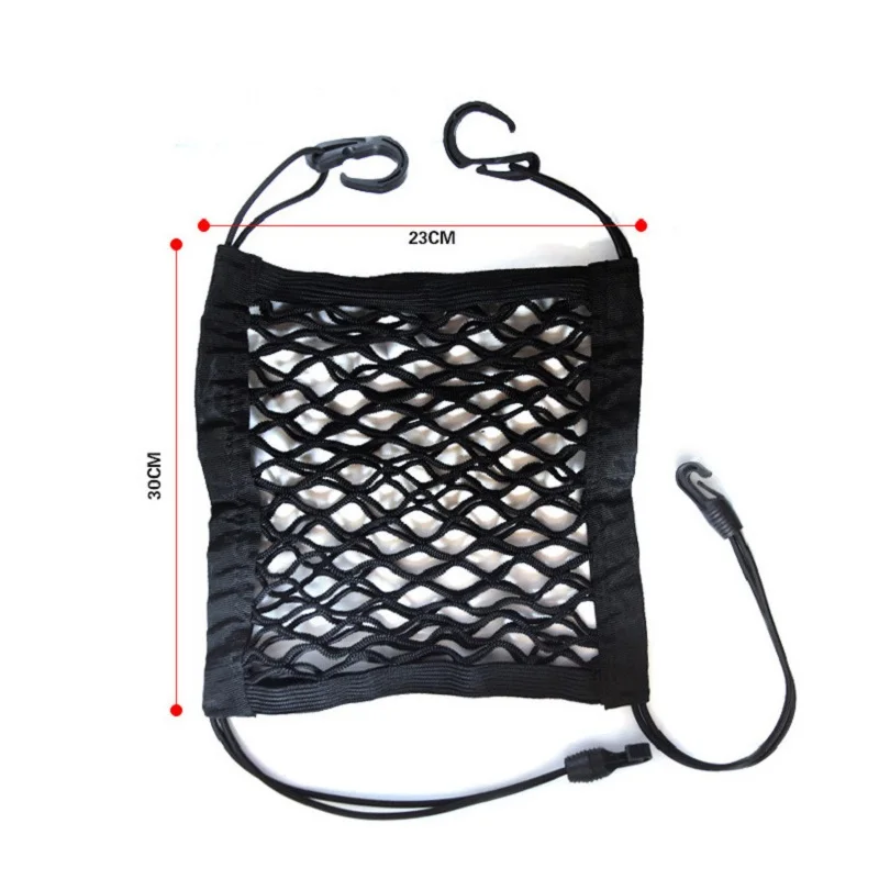 

Universal Car Trunk Storage Net Bag Back Cargo Elastic Auto Seat Mesh Sundry Kids Luggage Organizer Multifunction Hanging Pocket