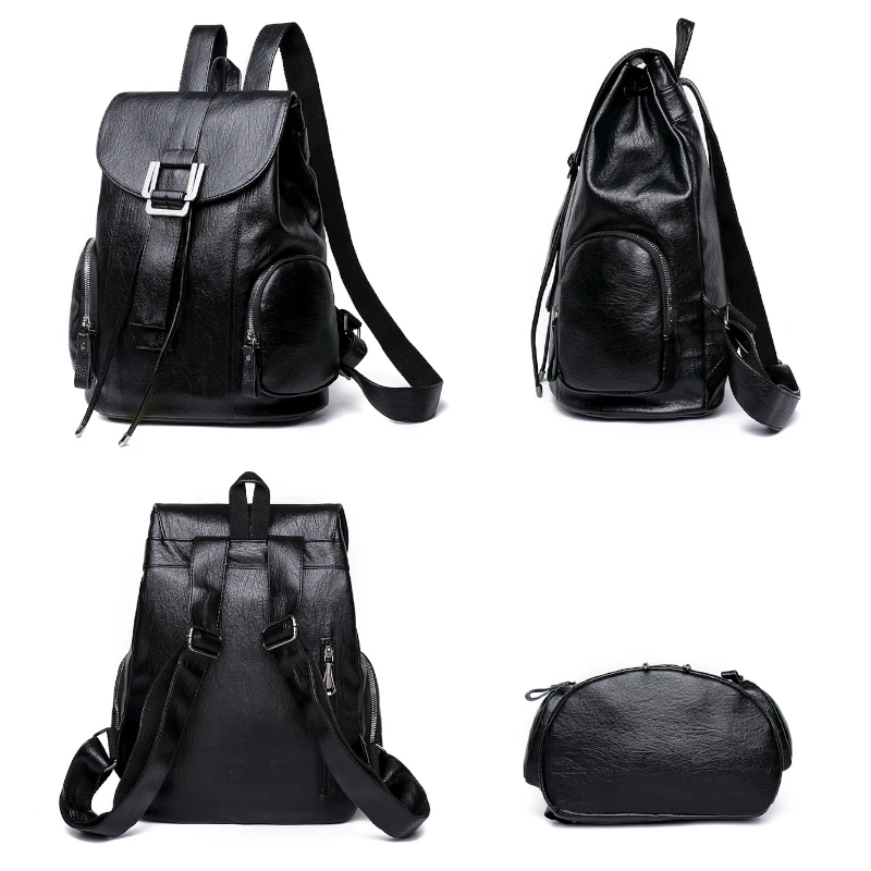 Высококачественный рюкзак женские кожаные большие сумки для женщин Модный