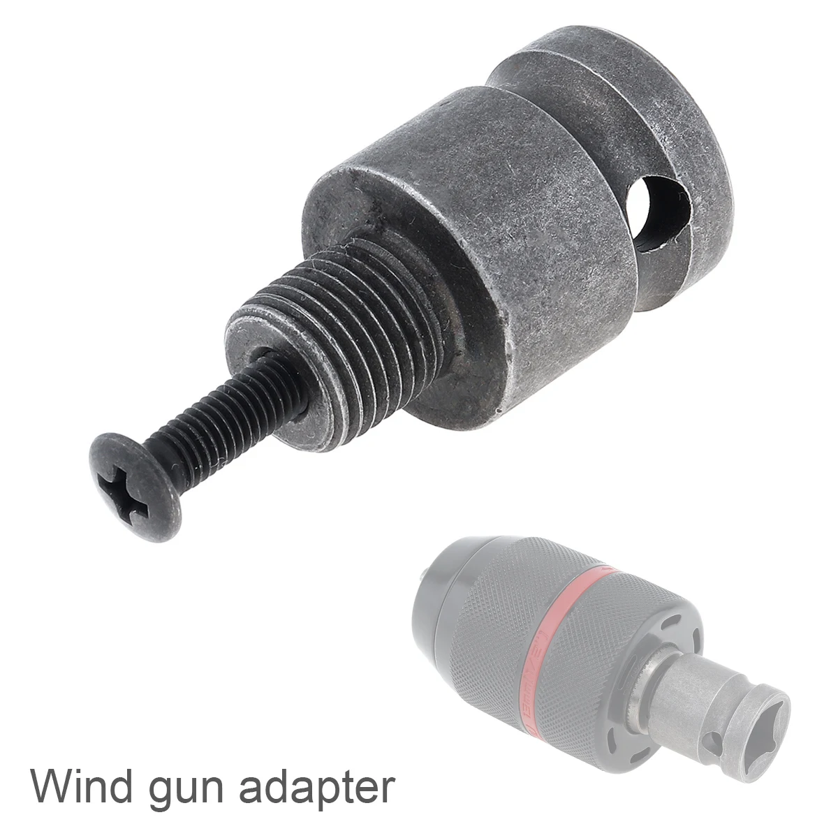 

1/2-20UNF Electric Wrench Drill Chuck Converter Rod Conversion Thread Drill Chuck Adapter for Electric Hammer Air Impact Wrench