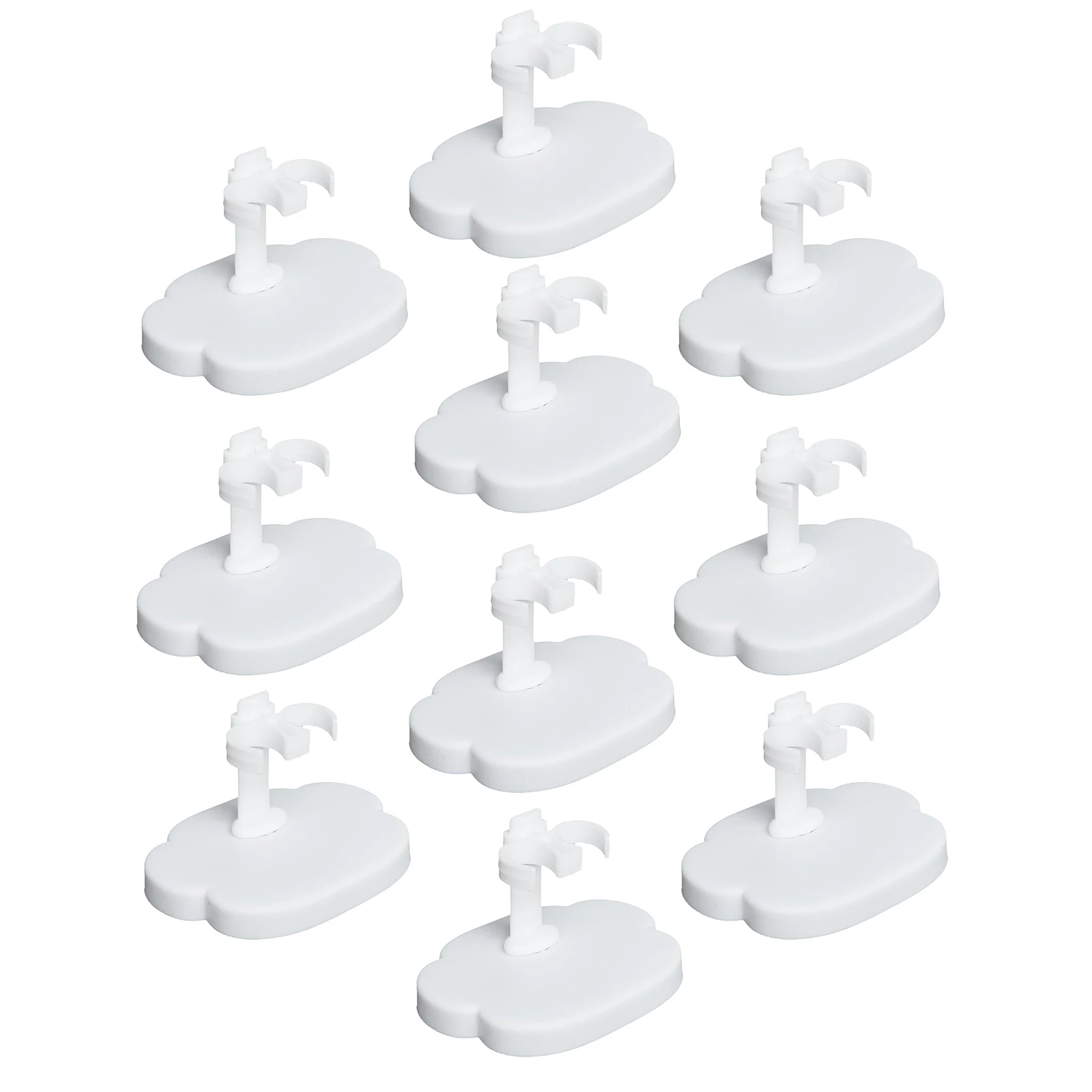 

Plastic Doll Stand White for 12inches Dolls ,Action Figures ,Support Holder 10 Pack of