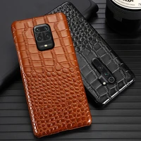 leather phone case for xiaomi redmi note 9s 8 7 6 5 k30 mi 9 se 9t 10 lite a3 mix 2s max 3 poco f1 x2 x3 f2 pro crocodile cover