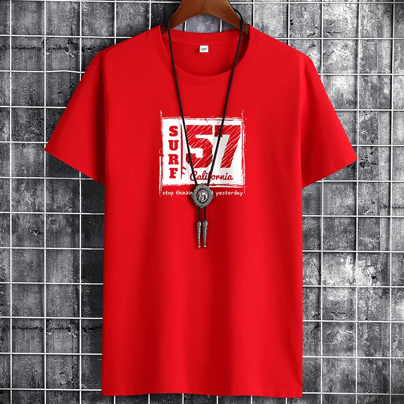 

2021 Men's T-shirt Cotton Short Sleeve Tide Man Fashion Big Size Bottoming Men's T-shirt Tops Couple Lovers Summer White Tee