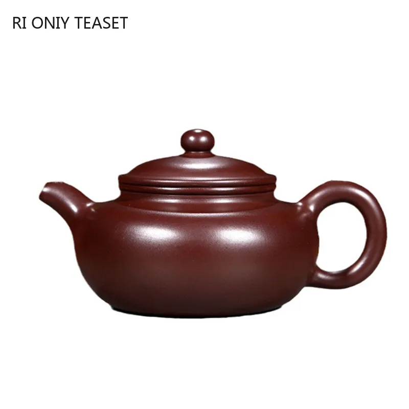 350ml Classic Yixing Purple Clay Teapot Raw Ore Zhu Mud Antique Tea Pot Household Filter Beauty Kettle Zisha Tea Set Accessories