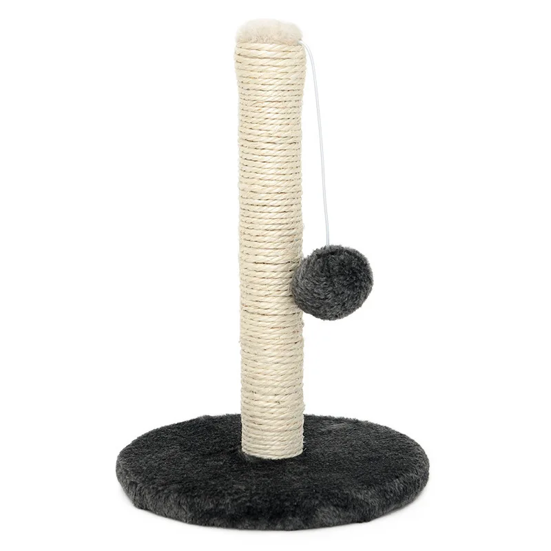 

Toy for pet sisal cat scratching post for cats kitten climbing post jumping tower toy with bite-resistant ball protect furniture