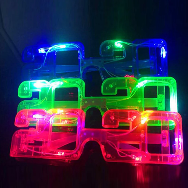 20 шт./лот светящиеся солнцезащитные очки 2020 светодиодный светильник для глаз