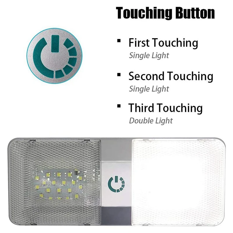 12 В 48LED RV потолочный e светильник яркое Внутреннее освещение ing трейлер s для