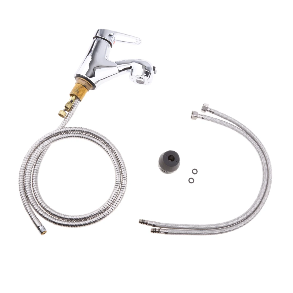 2 in 1 Chrome Rain Water Shower Head Wash Basin Faucet for RV Caravan | Автомобили и мотоциклы