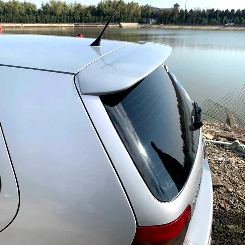 

For Volkswagen GOLF IV Spoiler 2000-2007 High Quality ABS Material Car Rear Wing Primer Color Rear golf 4 modified spoiler