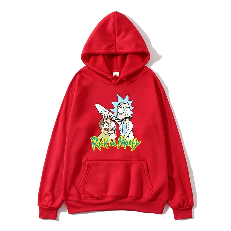 Аниме Толстовка Рик и Моти Мужская толстовка новинка 2020 хит свободный стиль для