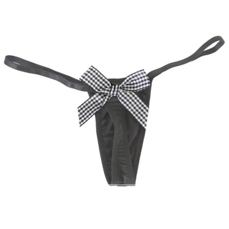 Kawaii супер тонкие прозрачные микро мини бикини с бантом бриллианты трусики
