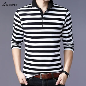 Футболка мужская приталенная с длинным рукавом, из хлопка, размеры до 5XL