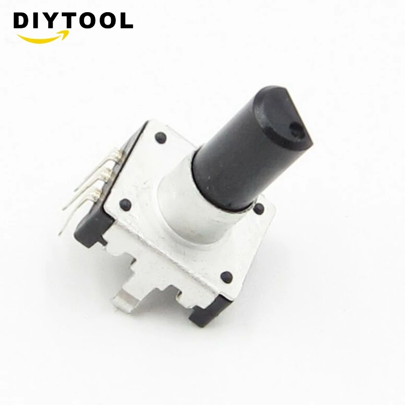 Новый Поворотный аудио цифровой потенциометр EC12 с ручкой 15 мм 2 шт.|Детали и