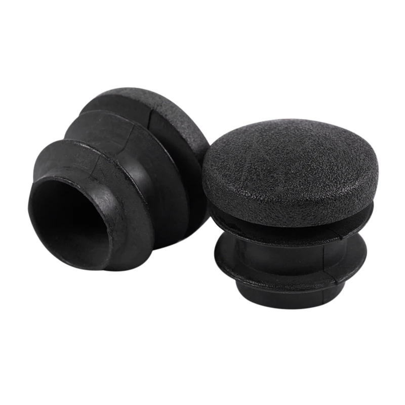 JHD-15Pcs черная пластиковая заглушка с заглушкой для круглых труб 16 мм