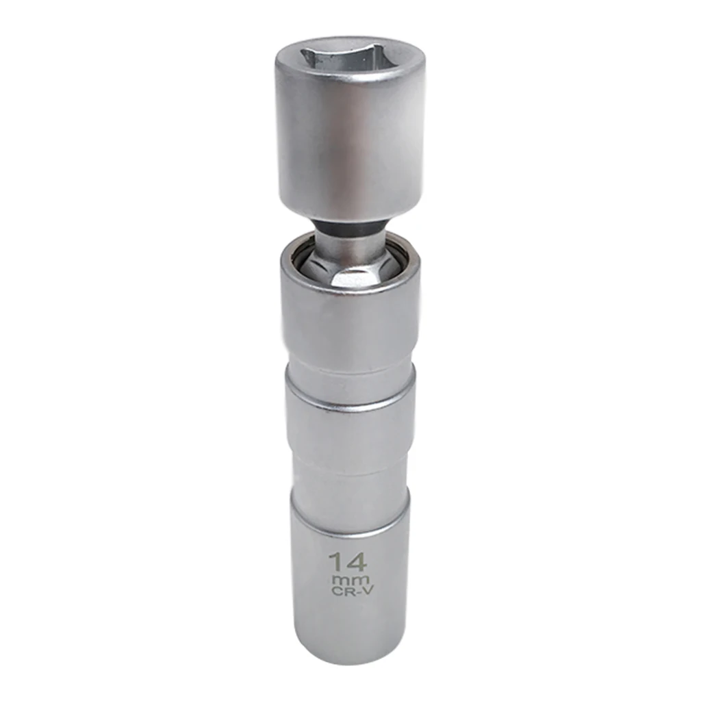 

Magnetic Spark Plug Sleeve Removal Tool 14mm 3/8 Drive Spark Plug Wobble Socket
