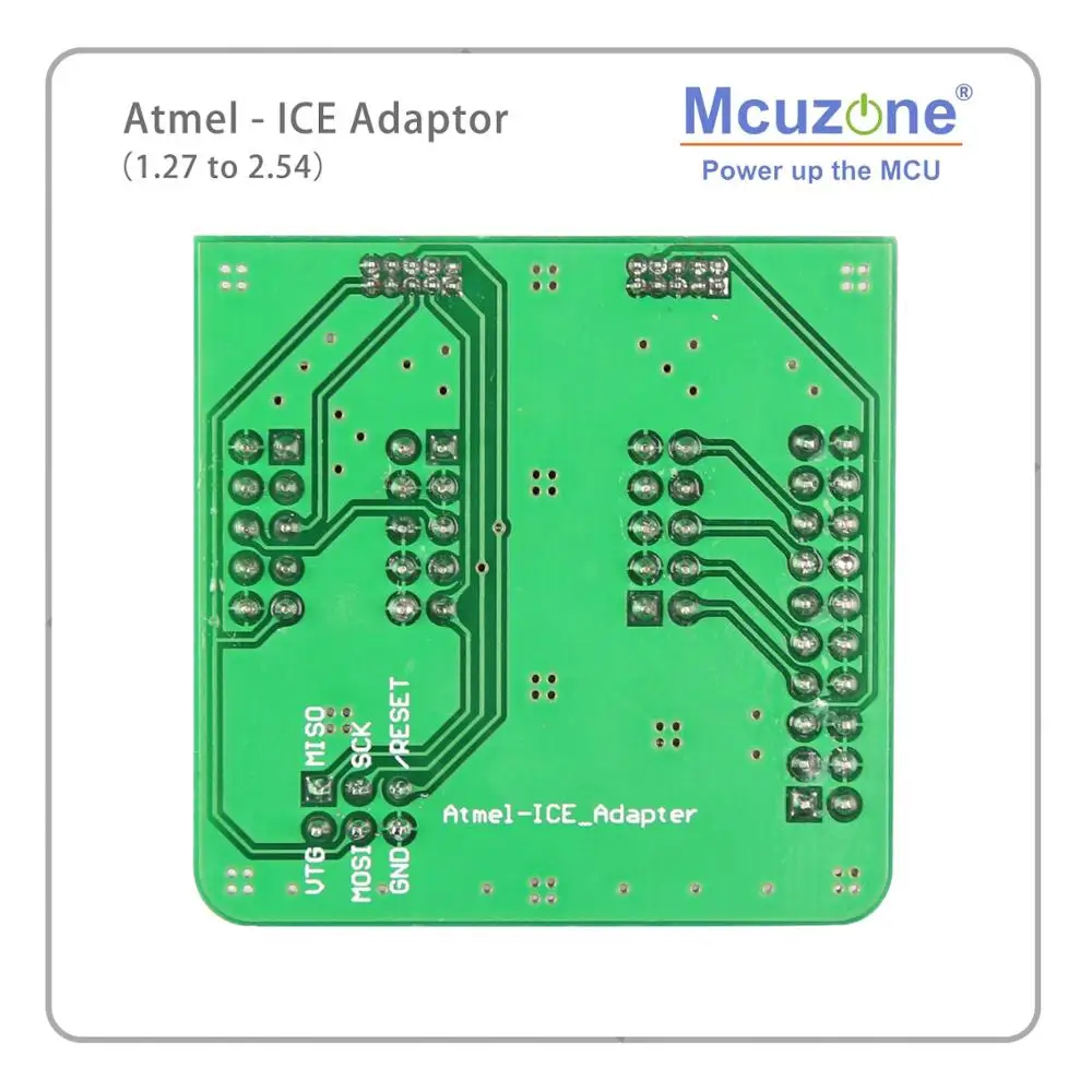 Mcuzone Atmel-ICE Adapter board 1,27-2,54 AVR(ISP JTAG PDI TPI) SAM(JTAG SWD) ATATMEL-ICE-ADPT Atmel-ICE Adapter Kit