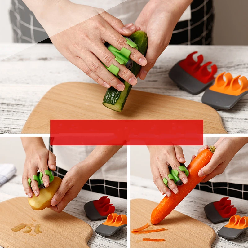 Кухонные гаджеты фруктовая овощечистка пальцевые ручки для очистки картофеля