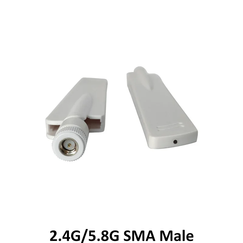 Grandwisdom 5pcs 2.4GHz 5GHz 5.8Ghz Dual Band wifi Antenna 8dBi SMA Male Connector wi fi Antena aerial wireless router antenne