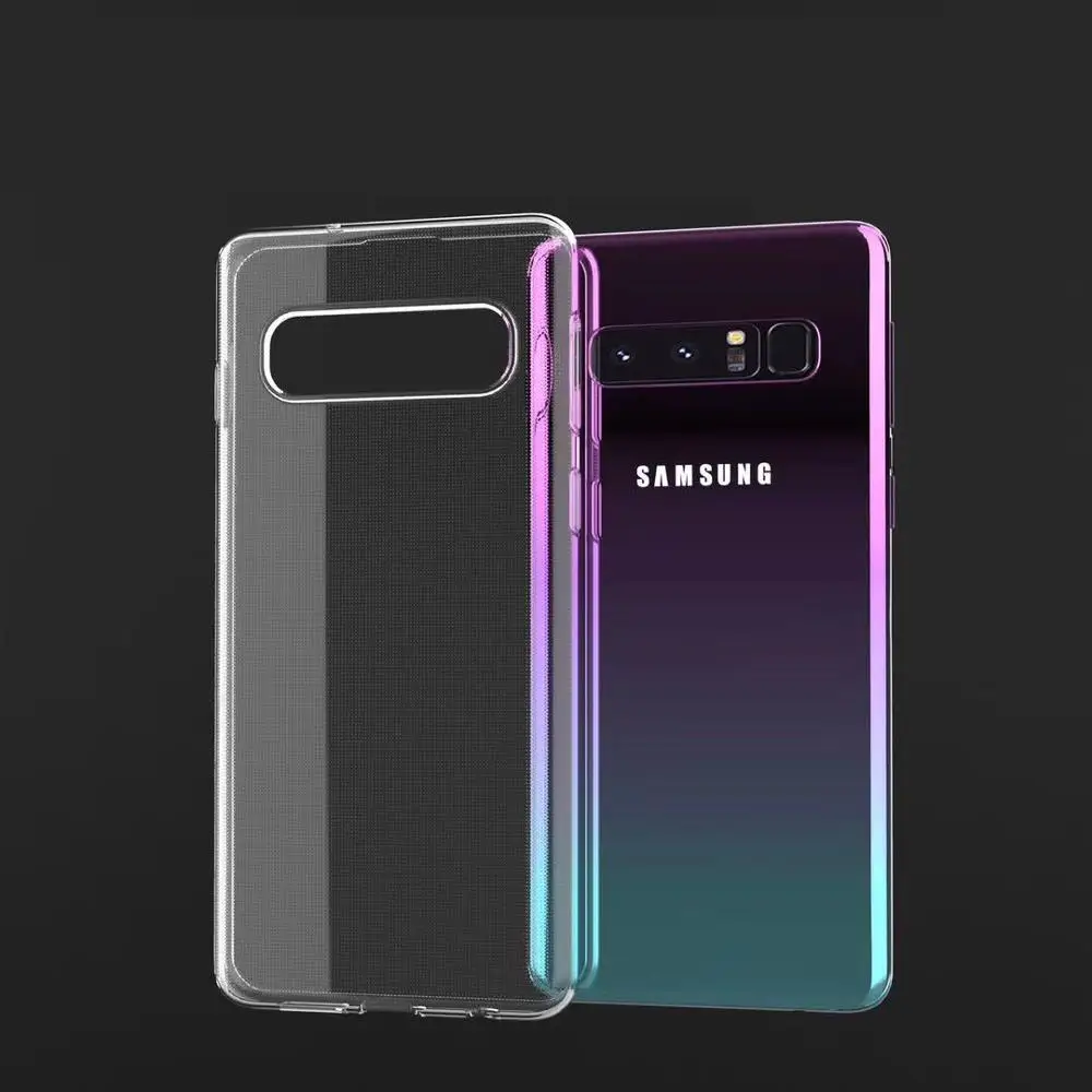 Мягкий силиконовый чехол для Samsung S6 S7 Edge S8 S9 S10 Plus Lite S10E | Мобильные телефоны и