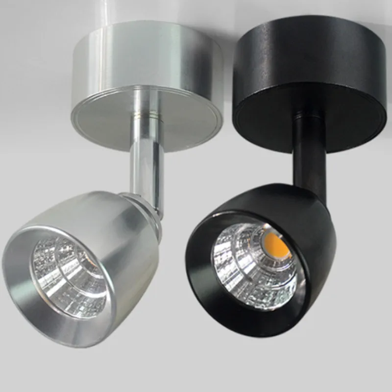1PCS 7W 10W led COB dimmable Ceiling Epistar LED ceiling lamp Recessed Spot light Down 110V-220V LED COB Track light