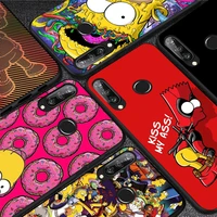 Silicone Cover The Homer Simpson For Huawei P50 P40 P30 P20 Pro P10 Lite Plus 2019 Phone Case Coque