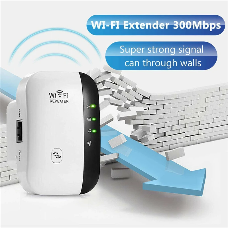 

2020 WiFi Blast Wireless Repeater WiFi Range Extender 300Mbps Amplifier WiFi Boosters