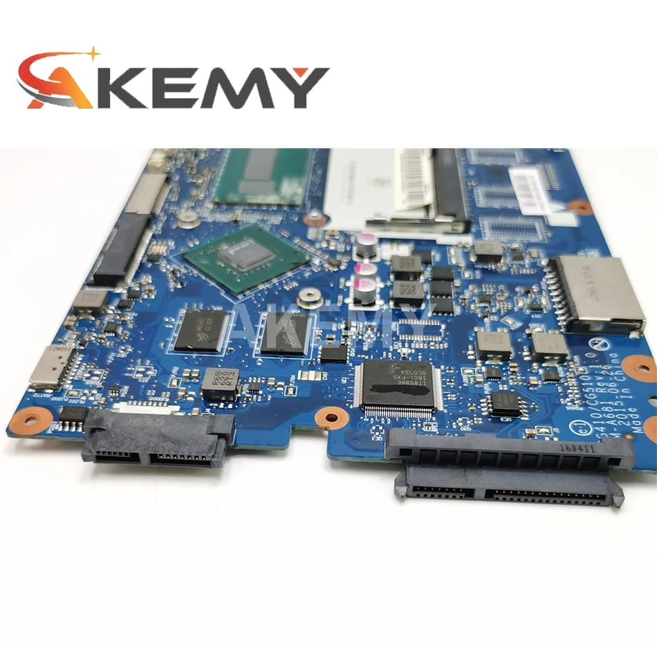 

Akemy for Lenovo 100-15IBD B50-50 brand new notebook motherboard CG410 / CG510 NM-A681 CPU i3 5005U GPU 920M DDR3L tested 100%