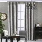 Современные затемняющие шторы для спальни, гостиной, утолщенные серебряные декоративные жаккардовые шторы