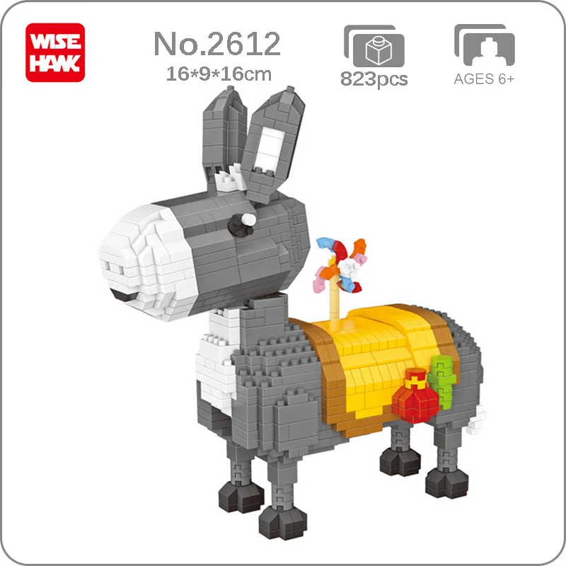 Weagle 2612 животное мир осел лошадь ветряная мельница Домашние животные 3D модель