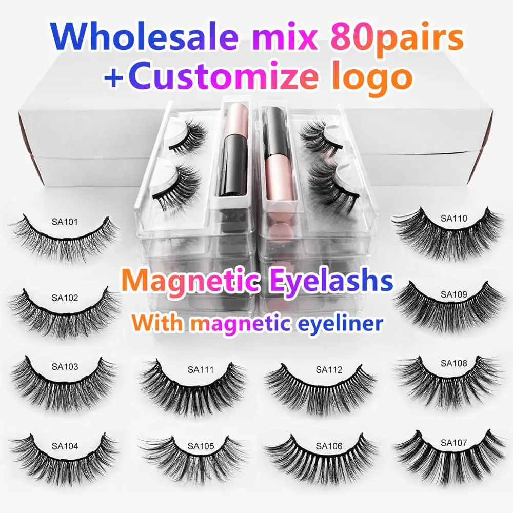 Оптовая продажа набор магнитных ресниц Набор Магнитных подводок для глаз 5/10/20/50/80