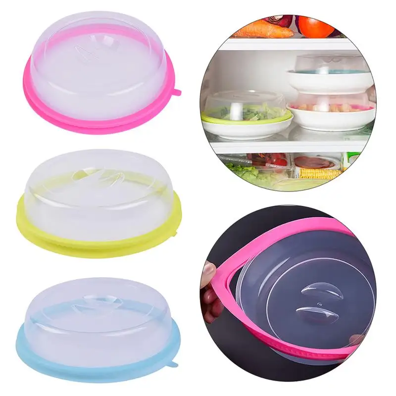 Kitchen Silicone Stretch Lids Universal Lid Silicone Bowl Pot Lid Silicone Cover Pan Cooking Food Fresh Cover Microwave Cover
