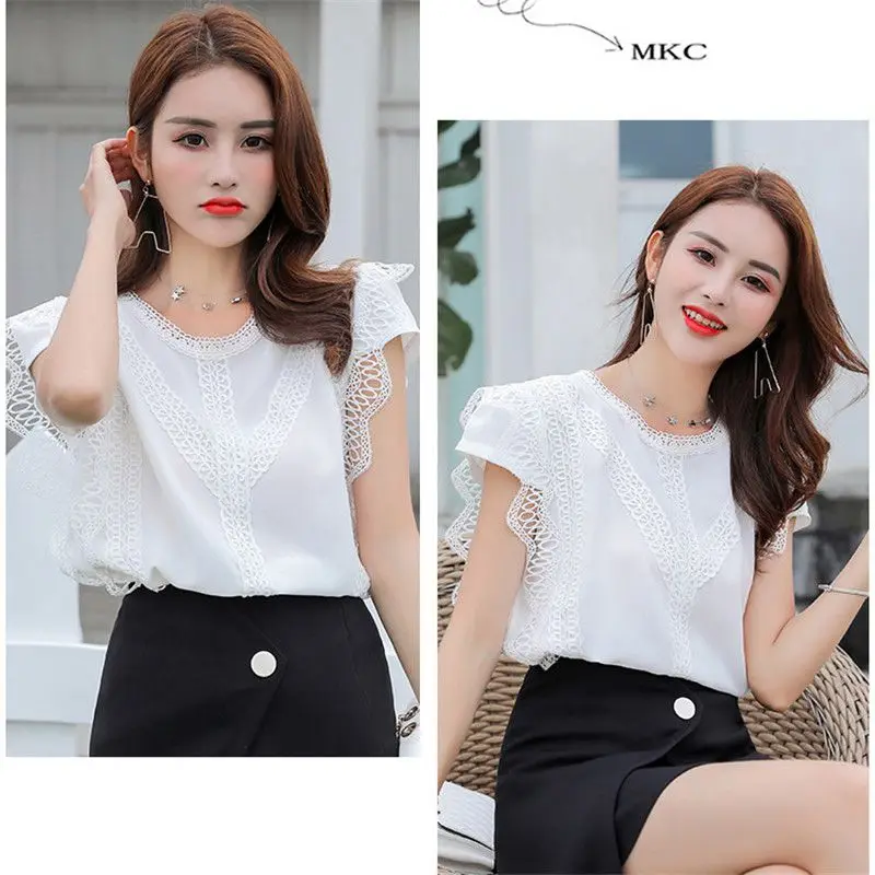 

Summer Fashion Clothing Solid Shirt Blouse Tops and Blouses Plus Size Women