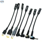 YuXi USB 3. 0 Type-C USB мама к DC 3,1*7,9 5,0*4,0 1,35*5,5 мм Sqaure папа, адаптер питания, конвертер, кабель питания PD