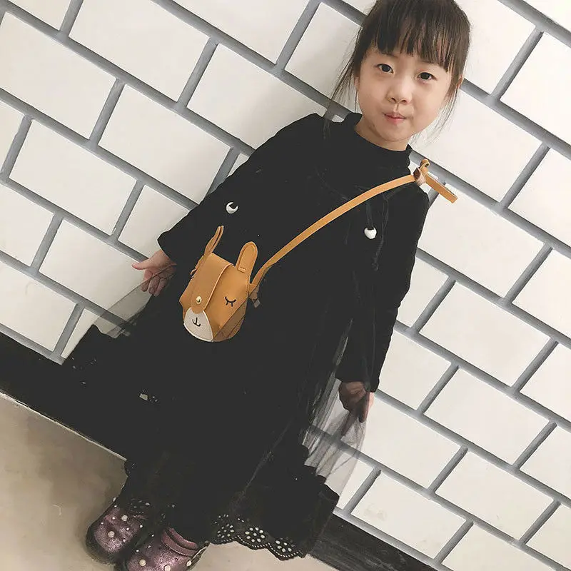 

Kids Girl Leather Handbag Shoulder Cross Body Bag Tote Messenger Satchel Purse