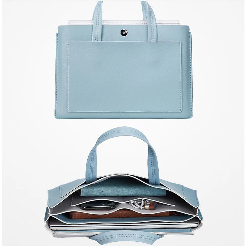 

Fashionable pure color elegant portable laptop liner bag men and women briefcase 13/14/15.6 inch tablet bag waterproof