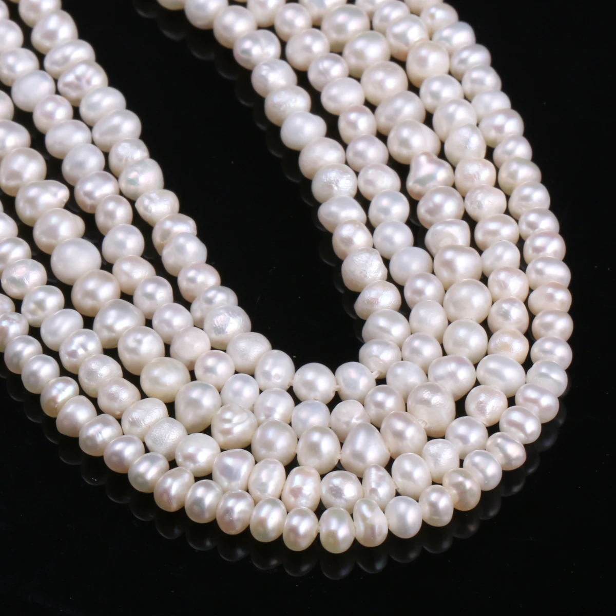 

Натуральный пресноводный жемчуг, бусины в форме картофеля, 3-4 мм, 100% натуральный жемчуг для поделок, браслетов, ожерелий, ювелирных изделий, ...